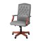 Regency Ivy League Clubhouse Dining or Meeting Swivel Chair- Grey/ Cherry 9040GYCH - alternate 1